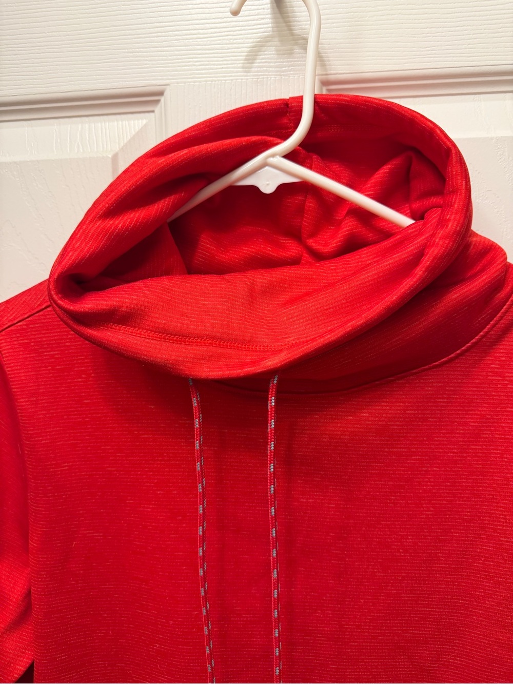Women’s Under Armour Red Cowl-Neck Pullover - Picture 4 of 6
